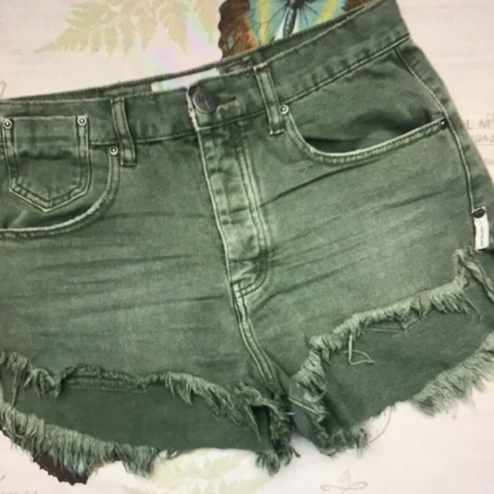 One teaspoon les wolves shorts